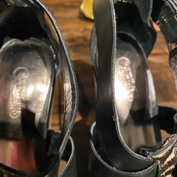 Carlos Santana Carley Black Wedges 6 1/2 - Picture 12 of 12
